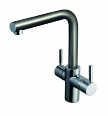 3N1 Filtered Steaming Hot Water Tap with L Shaped Spout in Anthracite – Insinkerator