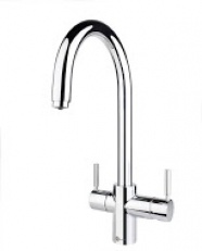 3N1 Instant Steaming Filtered Hot Water Tap with J Shaped spout In Chrome- Insinkerator