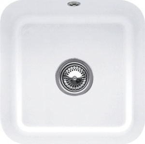 Ceramic undermount single Bowl Sink Cisterna 50 – Villeroy & Boch