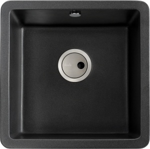Matrix SQ GR15 Black Metallic Granite Single Bowl Sink – Abode