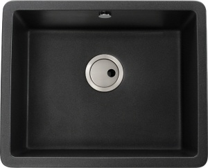 Matrix SQ GR15 Single Bowl Black Granite Sink – Abode