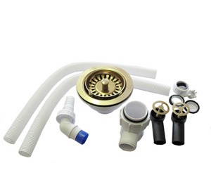 KSC1-5NTB Kit – Contains 1 x 90mm waste with 2 x overflow kits