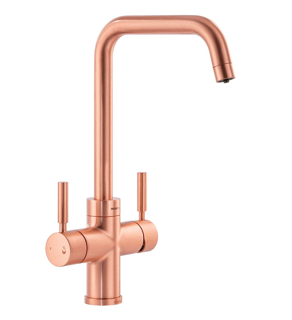 Pronteau Propure 4 in 1 Monobloc Quad tap in Urban Copper – Abode