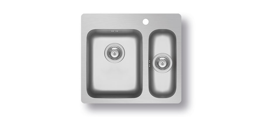 Zeria 1.5 Polished Stainless Steel Sink – Pyramis
