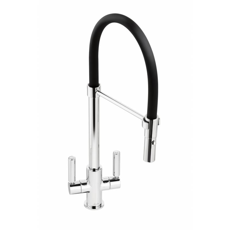 Globe Professional Tap in Black and Chrome – Abode