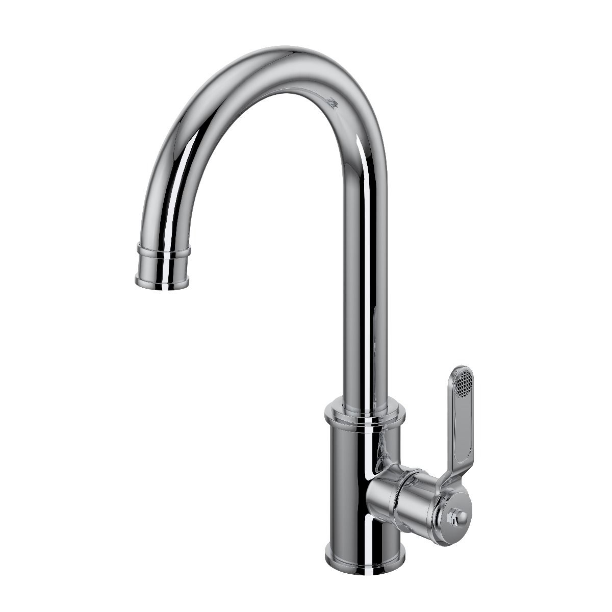 Armstrong Monobloc Mixer Tap With Textured Handle and single lever in Polished Chrome – Perrin & Rowe