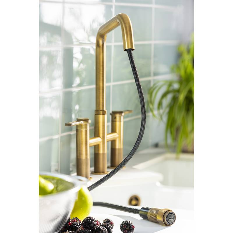 Hex Bridge Pull Out in Antique Brass – Abode