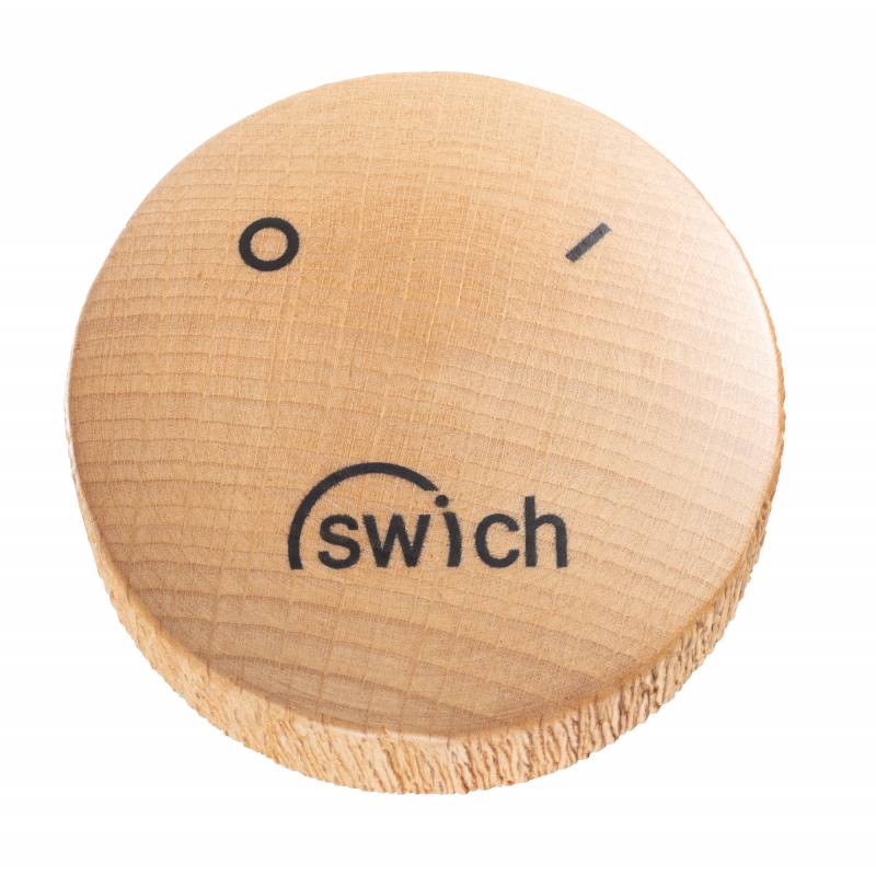 Swich – Round Handle with High Resin Filter in Beech Wood – Abode