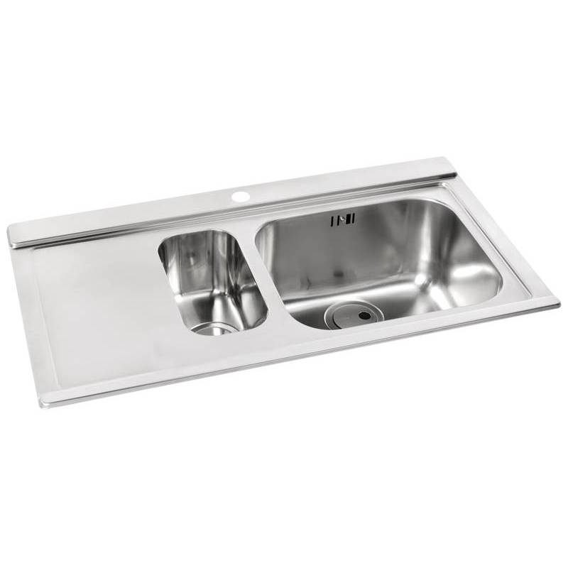 Maxim 1.5 Bowl & LH Drainer in Stainless Steel – Abode