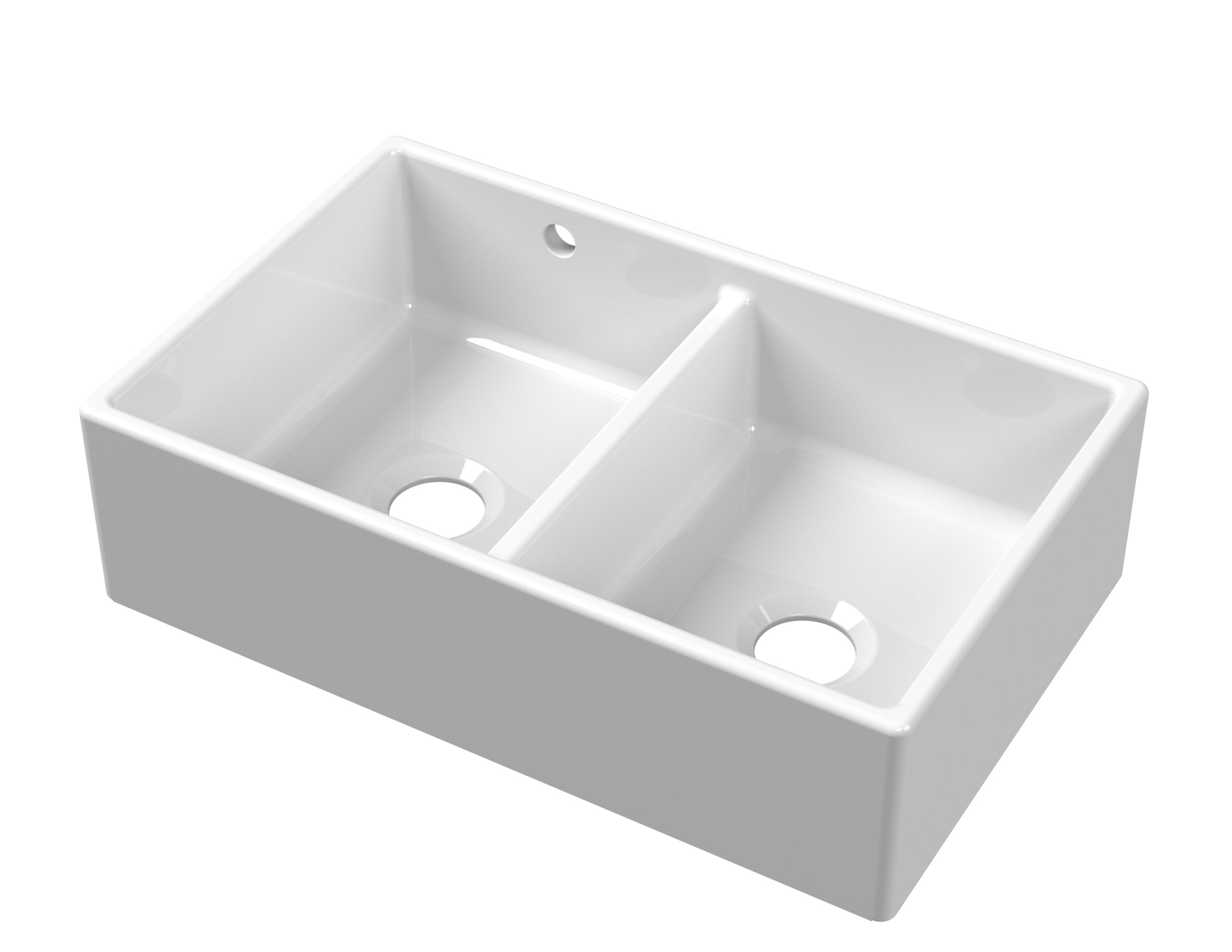 Ceramic Double Bowl Sink – Regis