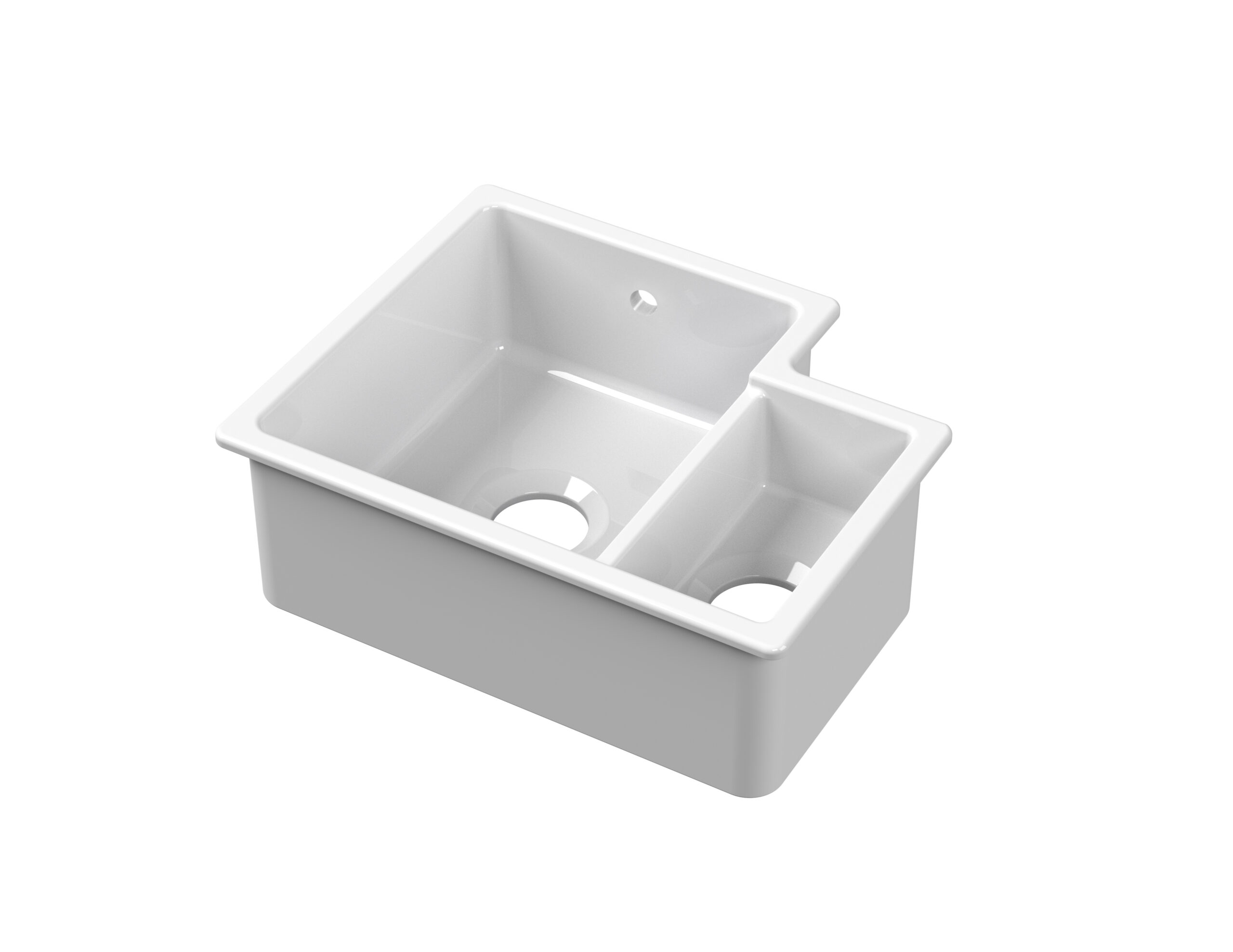 Regis Undermount or Inset 1.5 sink Ceramic