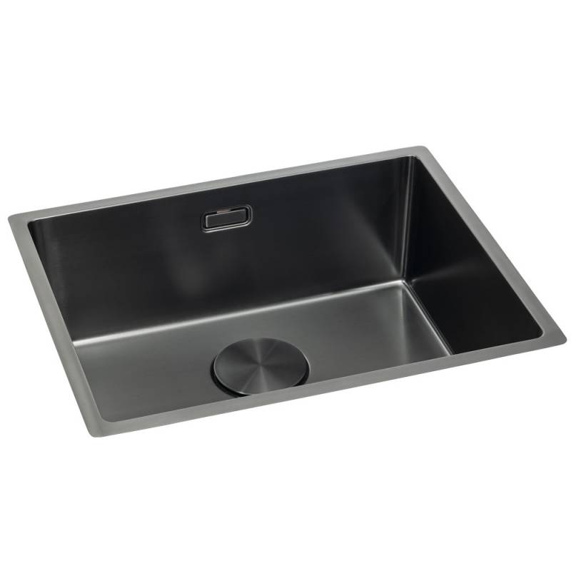 KOTO PVD Single Bowl Sink in Black - Abode