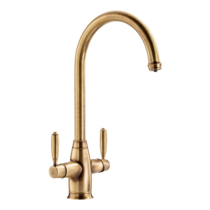 Oxbury 3 in 1 Instant Hot Water Tap Antique Brass - Abode